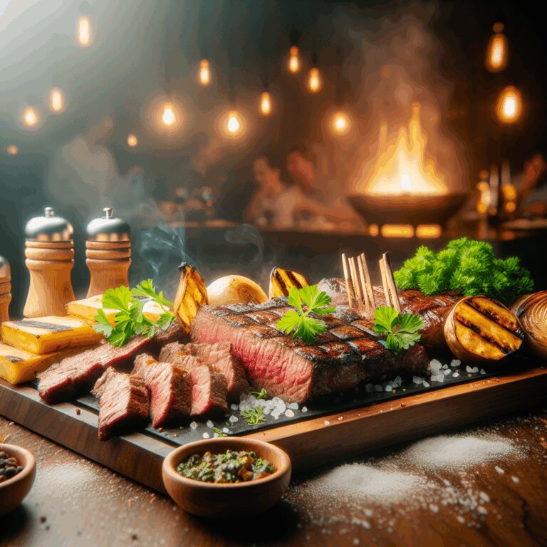 Asado Uruguaio Tradicional com Sal Parrilla
