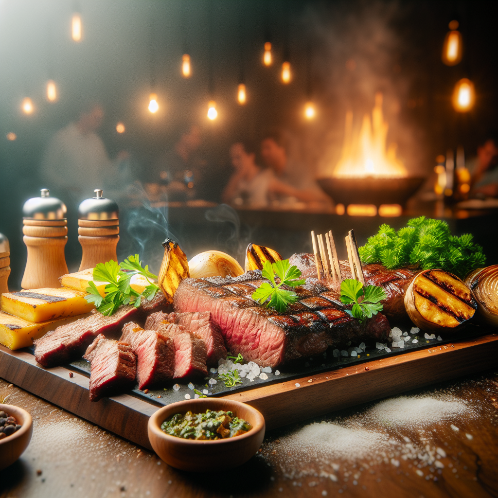 Asado Uruguaio Tradicional com Sal Parrilla