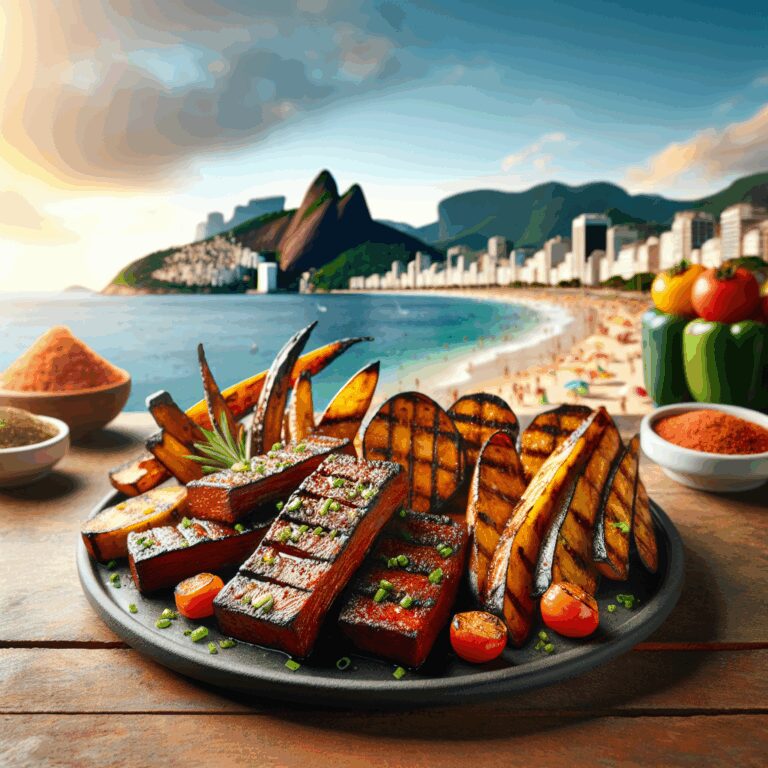 Asado de Tira Vegano com Sal Parrilla no Rio