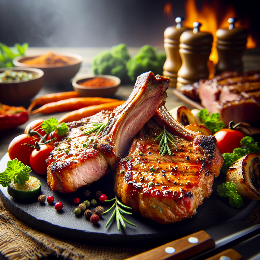 Bisteca Suína Temperada ao Estilo Nordestino