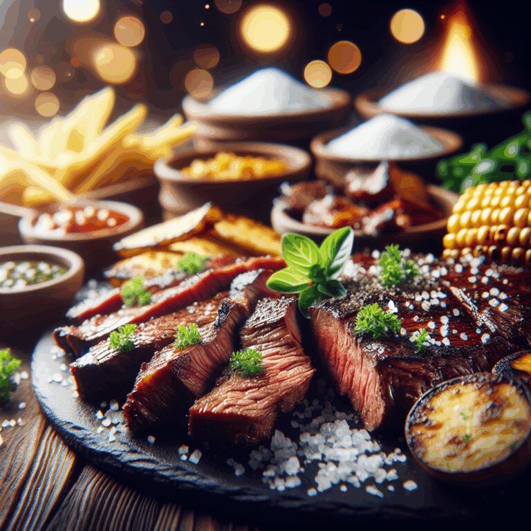 Parrillada Completa Uruguaia com Sal Grosso