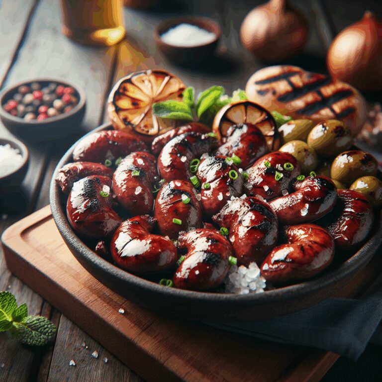 Riñones a la Parrilla Uruguaios com Sal