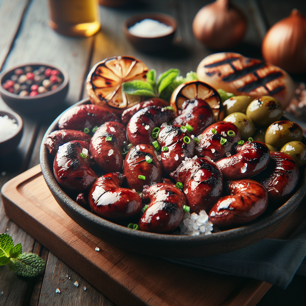 Riñones a la Parrilla Uruguaios com Sal