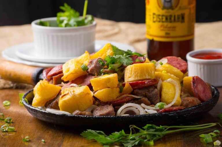 Linguiça grelhado estilo Brasil